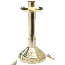 Altarleuchter Messing H 33 cm