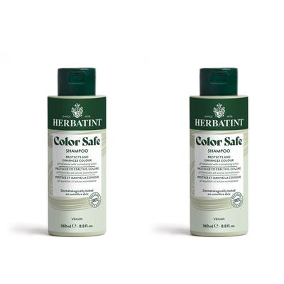 Herbatint Color Safe Shampoo – Vegan Haarverzorging Herstellende en Versterkende 2x260 ml