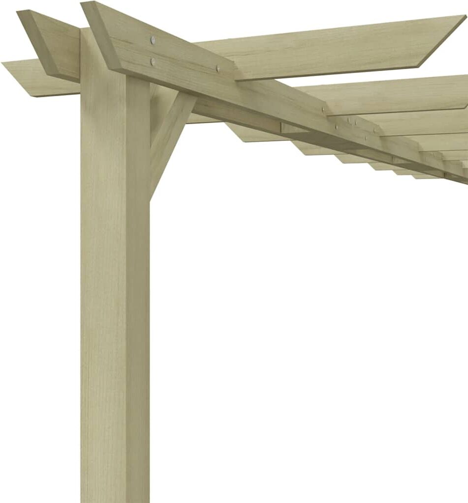 vidaXL Pergola de jardin Pin imprégné 360x200x60 cm