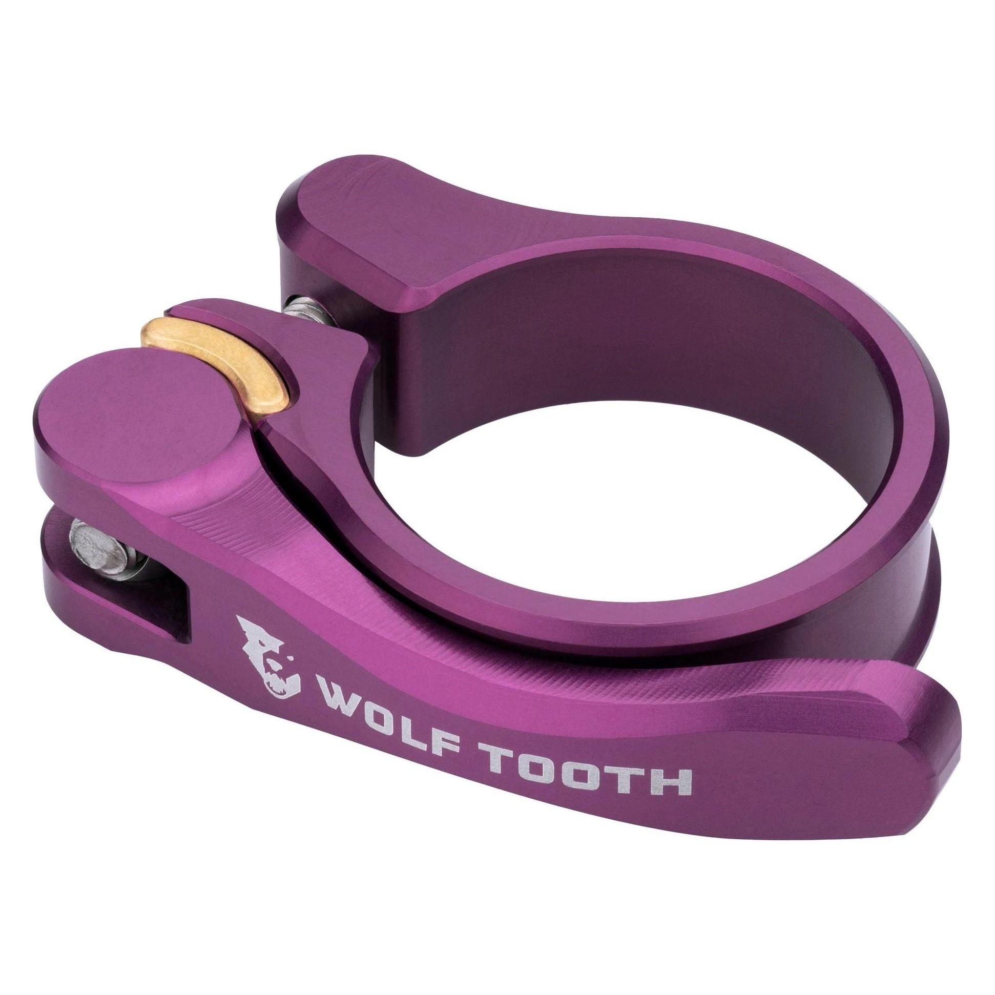 Wolf Tooth Schnellspann-Sattelklemme, 28.6mm, purple (SC-29-PRP-QR)