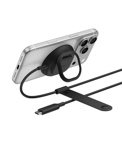 Belkin UltraCharge Magnetische Oplader Qi2 25W, Snelle Draadloze Oplader voor iPhone en AirPods Pro, Zwart