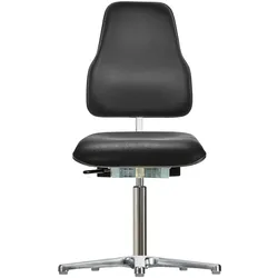 ESD Arbeitsstuhl "WS 1610 KL XL Ergo ESD" Classic schwarz - schwarz