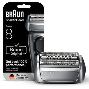 Braun Braun Scherkopf 83M Ersatzscherteil, silber, für  Rasierer Series 8 und Series 9