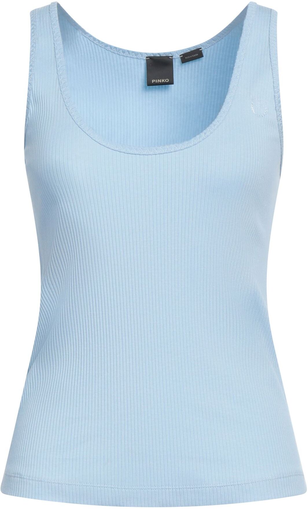 Pinko Camiseta de tirantes Mujer Azul celeste L Mujer