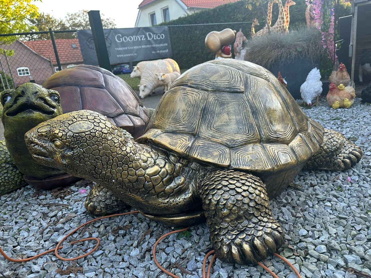 Goodyz Reuze Schildpad Bronskleurig 130 cm