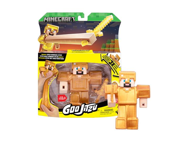 STEEVE GOLD 11CM - GOO JIT ZU MINECRAFT