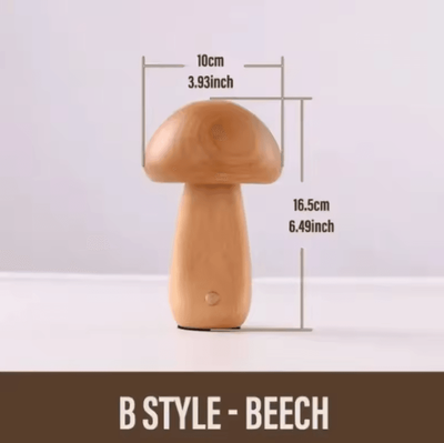 Inspire Curations Rechargeable Mushroom Table Lamp With Touch Control & Dimmable LED Night Light b1