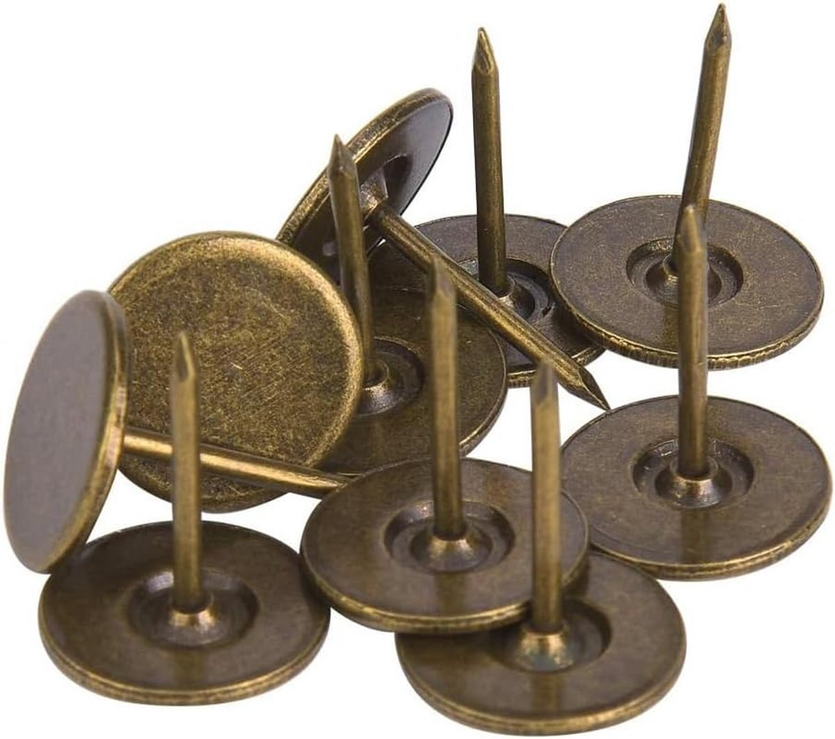 100 stuks Decoratieve Bekledingsnagels met Platte Kop 16x20mm voor Meubels en Sofa