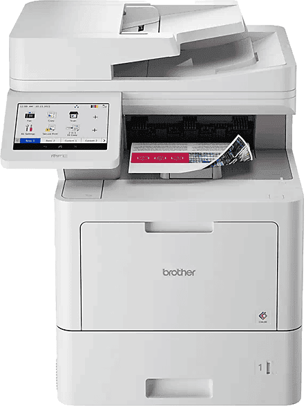 Impresora multifunción láser - Brother MFCL9630CDN, Impresión doble cara, Color, WiFi, Fax, Blanco