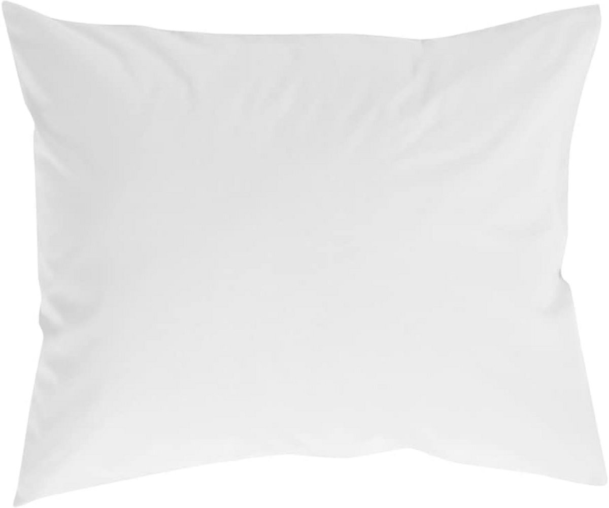 Witte Kussensloop van Katoen, 50x70 cm - Zacht en Ademend Beddengoed