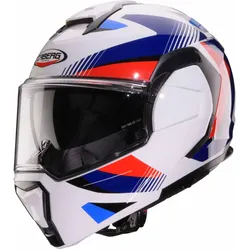 Caberg Trip Lunar Klapphelm weiss-blau-rot - M (57/58)