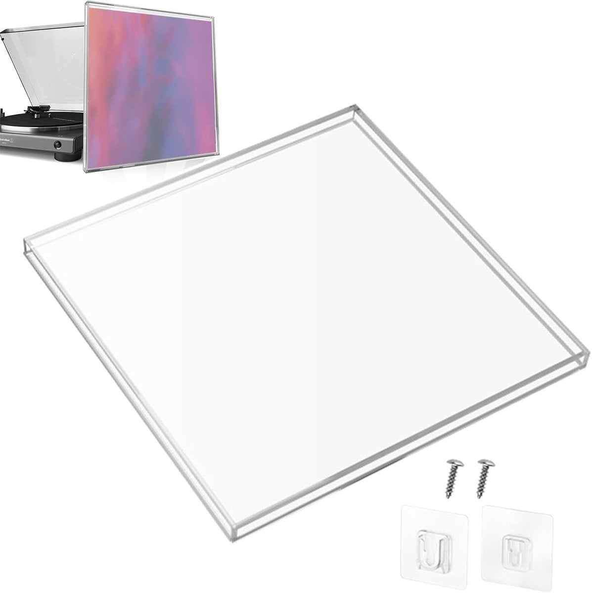 Acryl Platen Display Transparante Foto Kaart Houder voor Muur Decoratie 12 inch