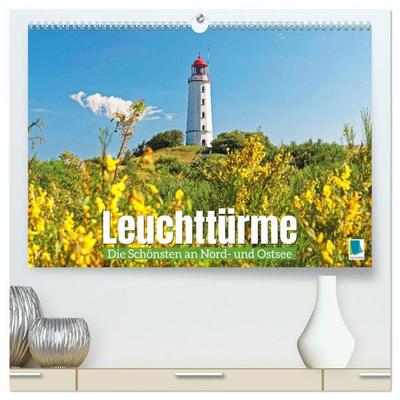Leuchttürme: Die Schönsten an Nord- und Ostsee (hochwertiger Premium Wandkalender 2027 DIN A2 quer), Kunstdruck in Hochglanz