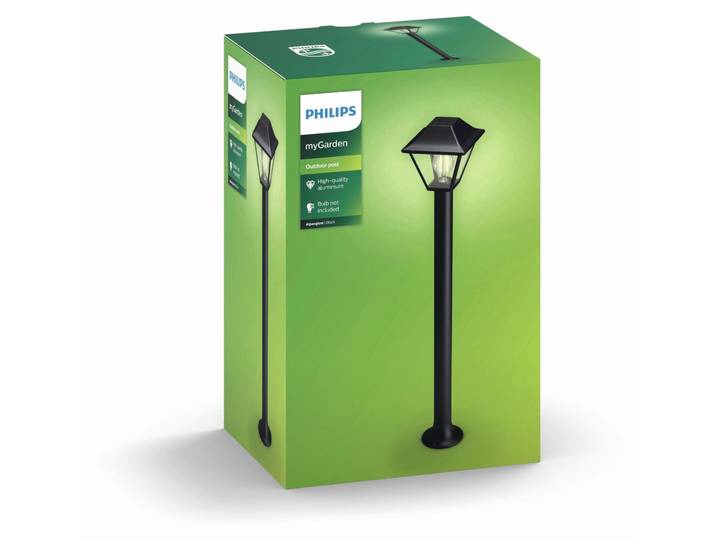 PHILIPS Lampe de jardin Alpenglow - Noir - 1x9.5W - 230V