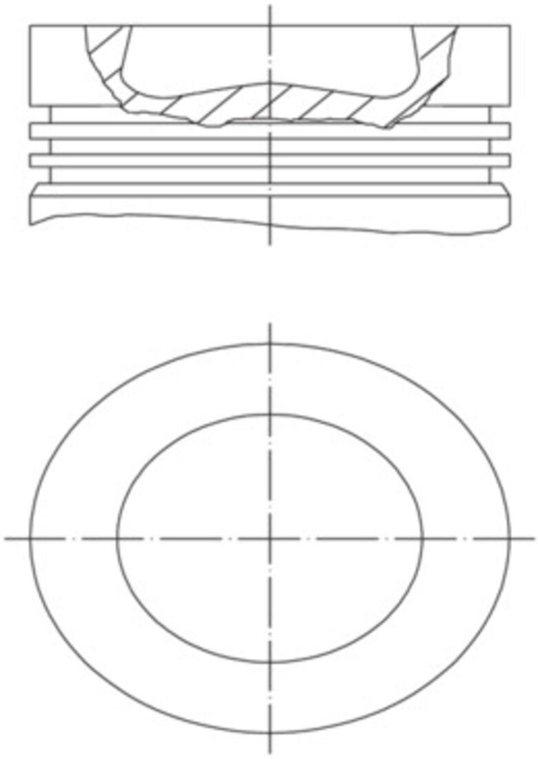 Kolben MAHLE 028 PI 00155 002