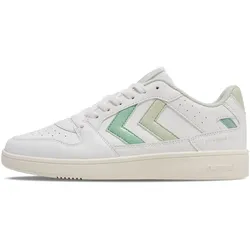 hummel St. Power Play LZD Sneaker Damen 9408 - bright white/misty jade 38