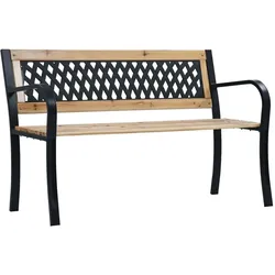 vidaXL Gartenbank 120 cm Holz