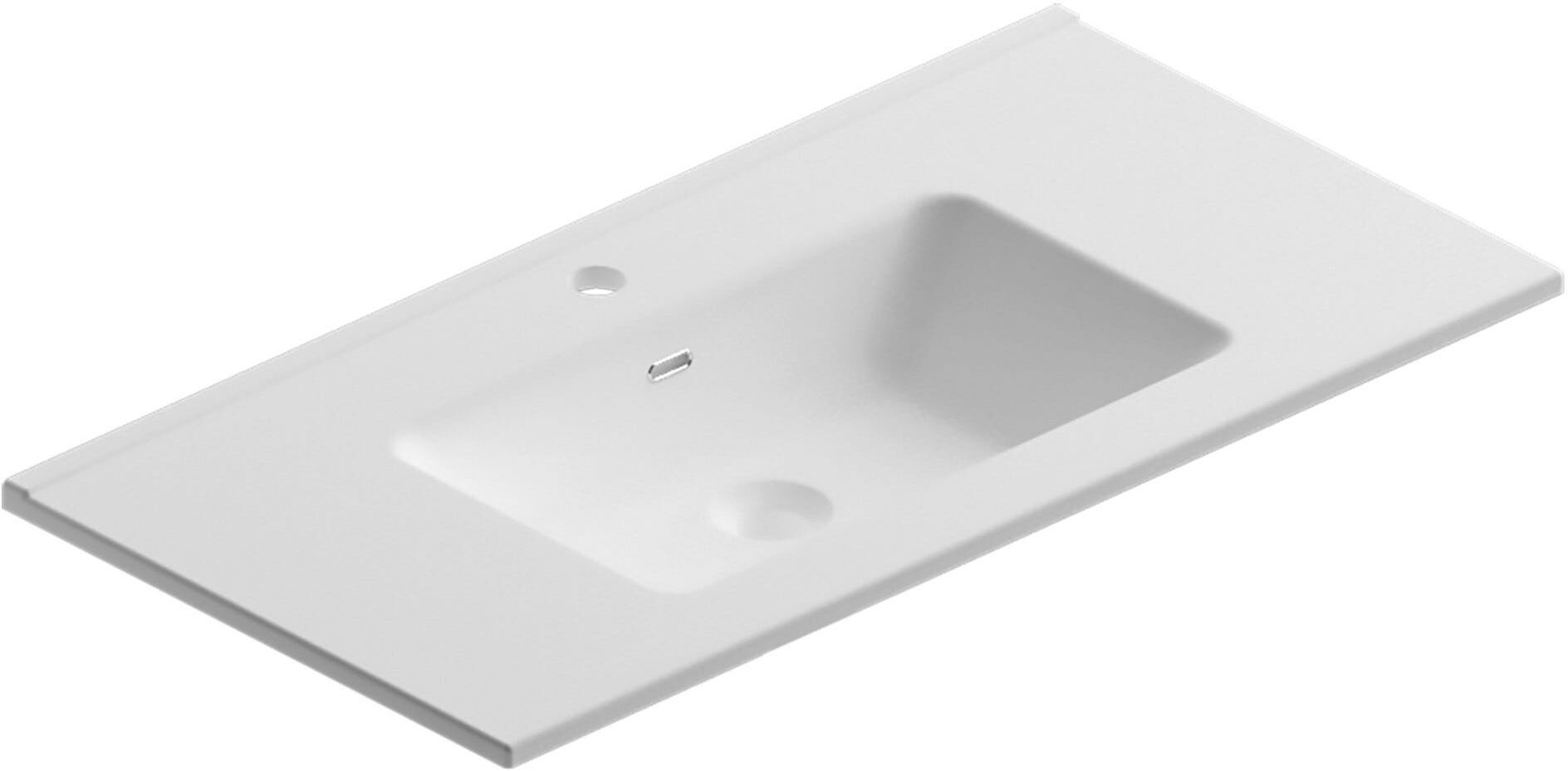 Tecnomat LAVABO DA INCASSO MODUL IN CERAMICA BIANCO 1 VASCA 90x1,6x46 cm (LxHxP)