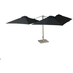Prostor Ampelschirm Multipole TRIO 615x615cm (rechteckig) - Natural White