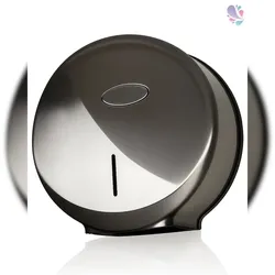 Blanc HYGIENIC Jumbo-Toilettenpapierspender AITANA Mini, Edelstahloptik, Kapazität: Ø max. 220 mm je Rolle