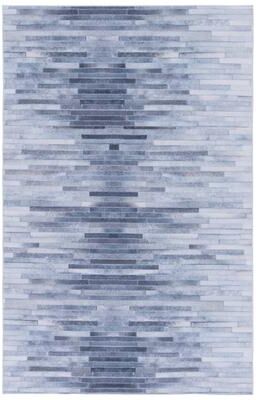SAFAVIEH Faux Hide Machine Washable Slip Resistant Bonna Modern Abstract Rug