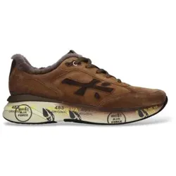 Premiata für Herren. MOERUN Leder-Sneakers Moerun hellbraun (40), Wohnung, Schnürsenkel, Lässig