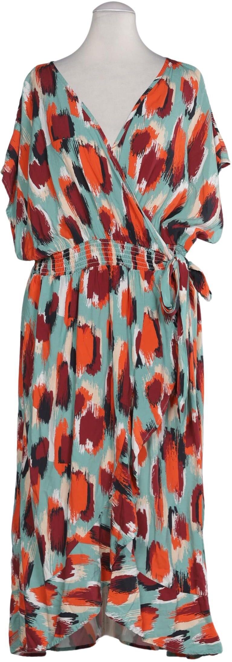 Ulla Popken Damen Kleid, Mehrfarbig, Gr. S, Viskose - Second Hand