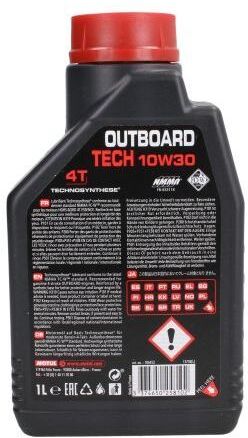 Motoröl MOTUL 106453 Outboard Tech 10W30 1L