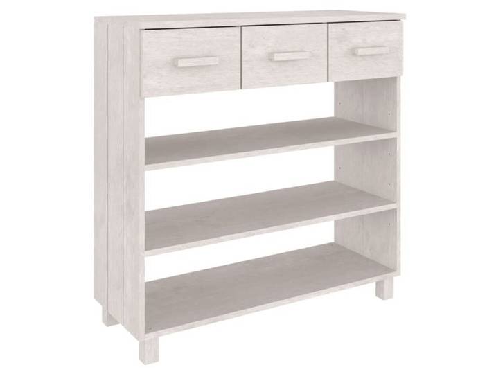 JILL'S - Console Meuble - charge 20 kg - Table console - VIDAXL - HAMAR Blanc 90x35x90cm - Bois massif de pin OCT46983916