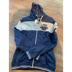 Horka Herren Sweatjacke Legend navy grau, Größe: L