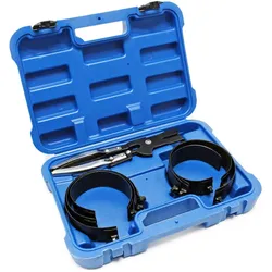 Wiltec, Fahrzeug Werkzeug, Kolbenringspannband Spannbänder 73-111mm Spannzange Set Kolbenringspanner