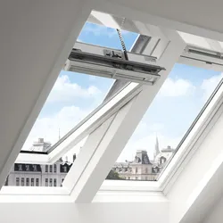 VELUX INTEGRA Elektrofenster GGL CK06 206821 weiß lackiert ENERGIE Alu 55x118 cm