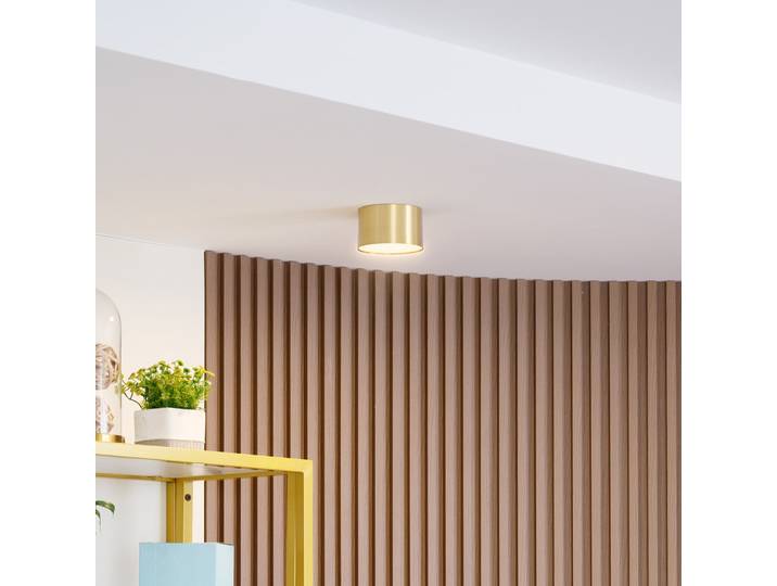 Nivoria LED Spotlight Ø11 Gold - Lindby - Wohnzimmer - Modern - Aluminium - Rund