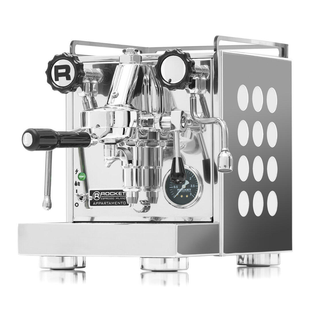 Rocket Espresso Milano Rocket Appartamento - Espressomaschine mit Milchaufschäumer - Stainless Steel/White Appartamento White