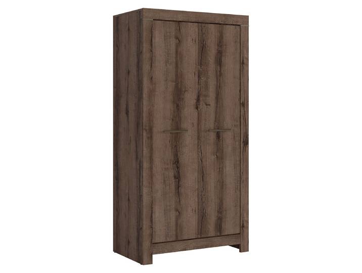 Armoire 2 portes Adam Bois foncé
