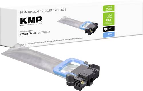 KMP Druckerpatrone ersetzt Epson T9442L Kompatibel Cyan 1645,4803