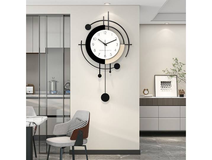 Horloge murale moderne Simple salon silencieux luxe créatif boîtier en métal Groot nordique chambre horloges murales idées cadeaux décor à la maison