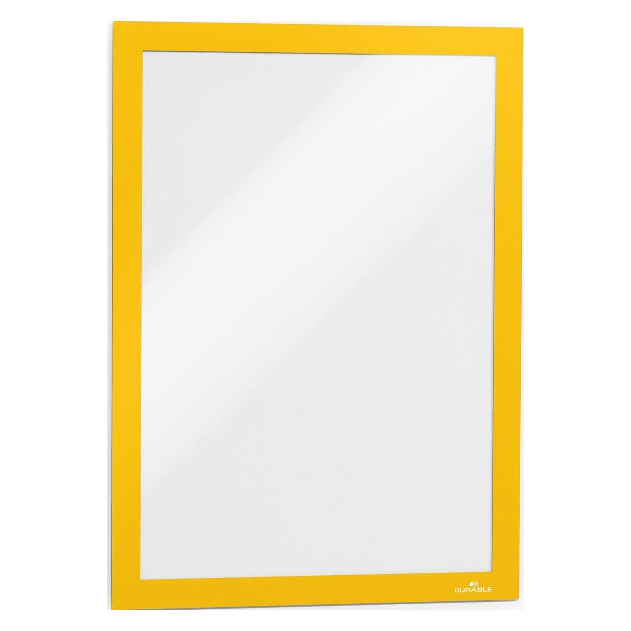 Durable 2 Magnetrahmen selbstklebend DURAFRAME gelb (487204)