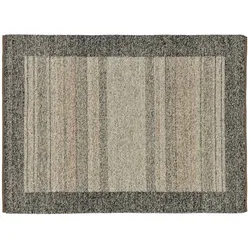 Handweb-Teppich  Pito Design , mehrfarbig , Wolle , Maße (cm): B: 90
