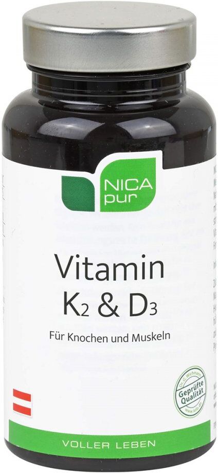 Nicapur Vitamin K2 & D3 Kapseln