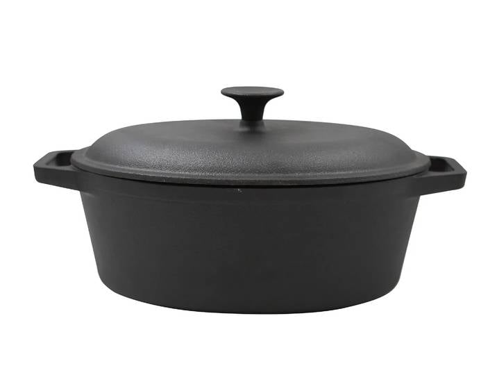 Nordwik Cocotte en fonte oval Nordwik 4 l Noir