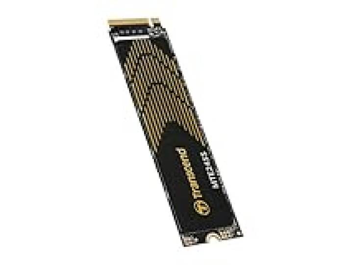 Transcend 250Go MTE245S PCIe 4.0 M.2 2280 SSD, 3200 Mo/s, avec dissipateur