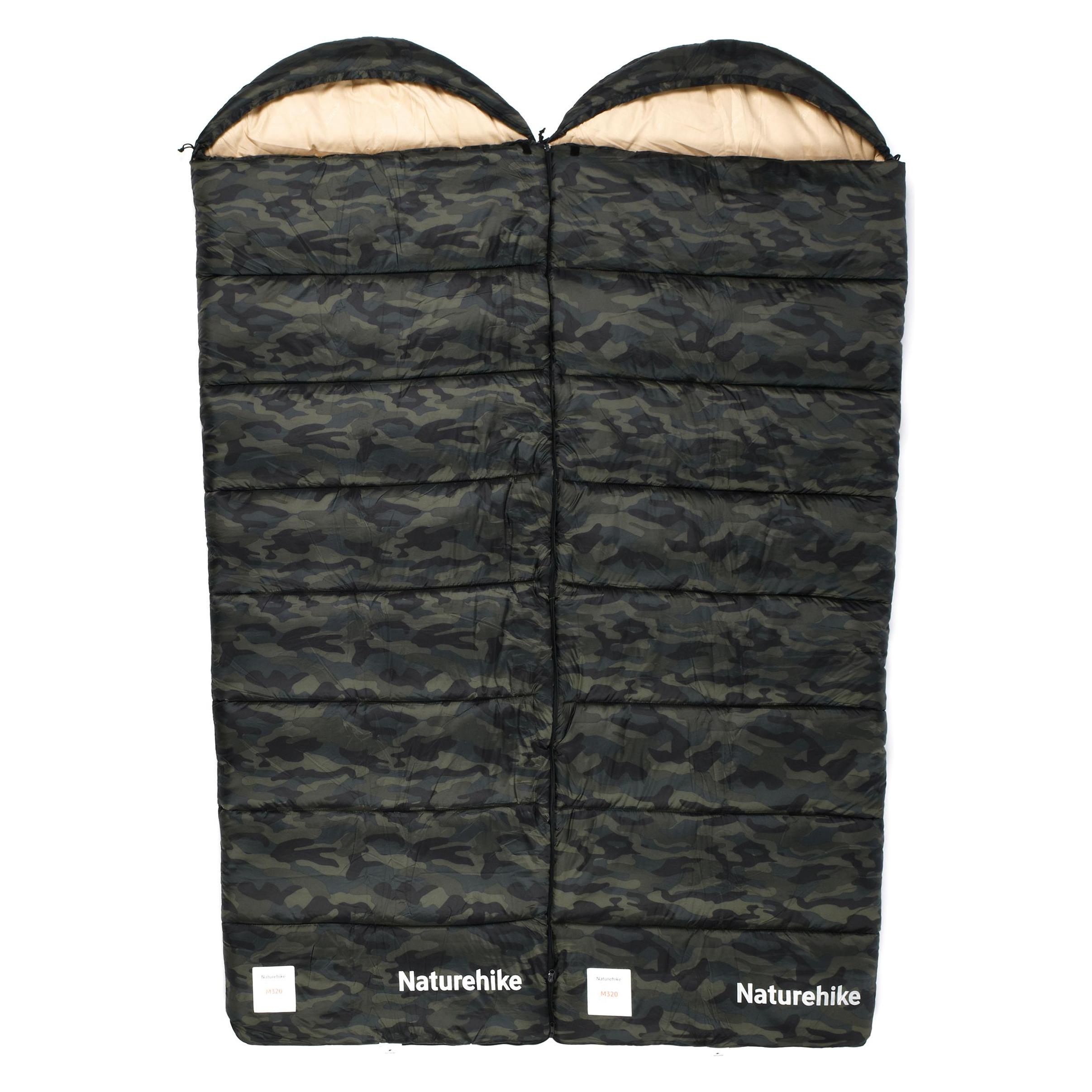 Naturehike Warmy square with hat warming cotton sleeping bag M300/Grey/left (CNK2350WS023-M300/Grey/left)