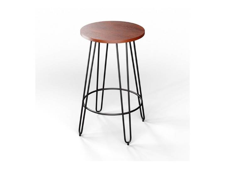 blumfeldt Beistelltisch Hamilton (Packung), Bistro Tisch Indoor 69 x104,5 Stahl Holz Rund