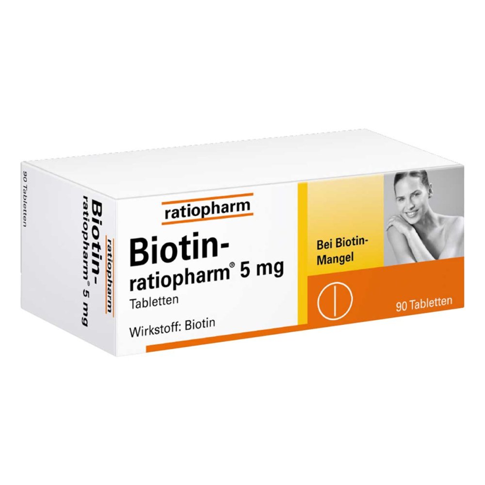 ratiopharm GmbH Biotin Ratiopharm 5 mg Tabletten 03659722