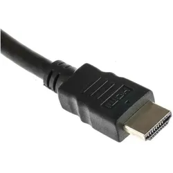 RS PRO HDMI-Kabel A HDMI Stecker B HDMI Stecker 4K max., 10m, Schwarz (10 m), Videokabel, Schwarz