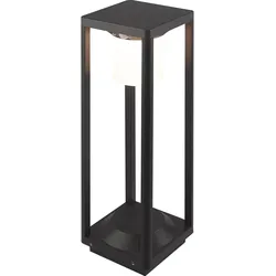 Megatron, Gartenbeleuchtung, MT70014 Solar-Aussenstandleuchte mit Bewegungsmelder 2W Warmweiss Schwarz (280 lm, IP54)