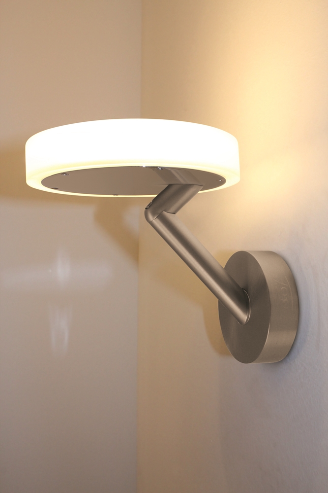 Top Light LED-Wand-/Deckenleuchte ALLROUND 16cm Nickel matt 7-2201613 4251349333335