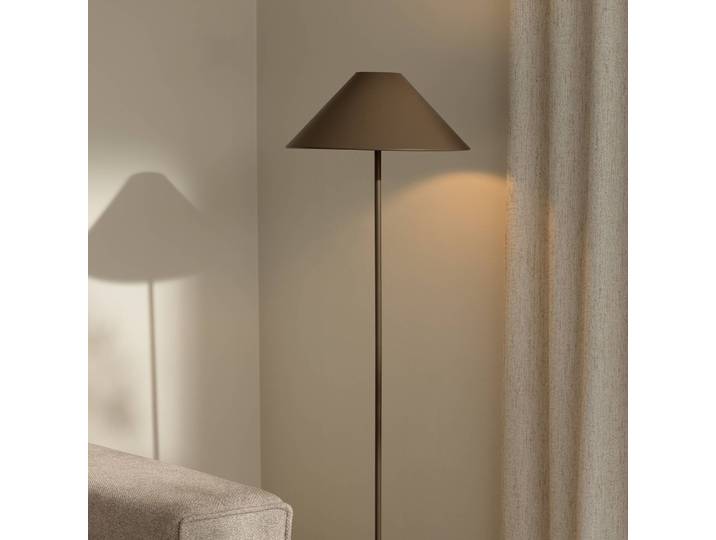 Vloerlamp Cannes, bruin / roest, Woon-/ Eetkamer, metaal, Scandinavisch, vloerlamp