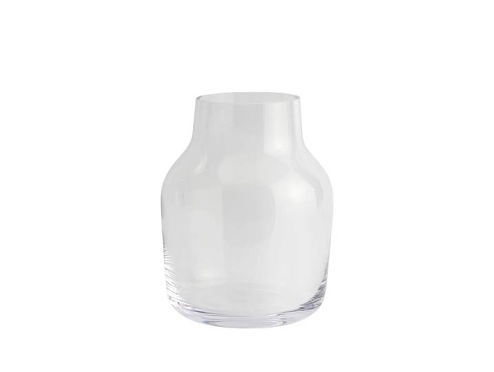 Muuto - Silent Vase, Ø 15 cm, klar